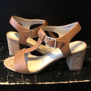 ***REDUCED*** Clark’s Cork Heel Sandals